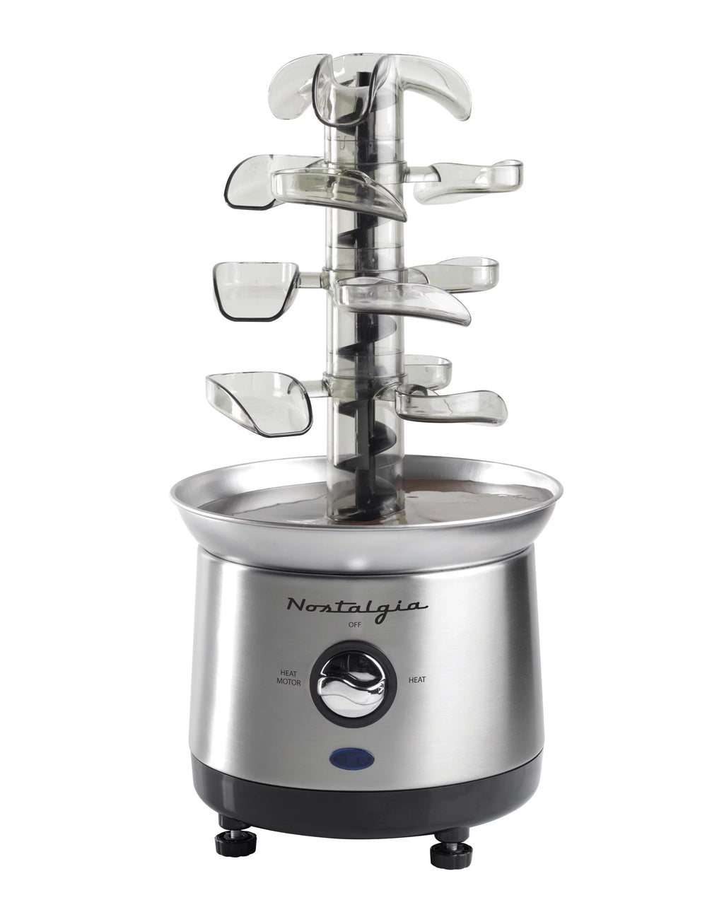 4-Tier Stainless Steel Chocolate Fondue Fountain X619