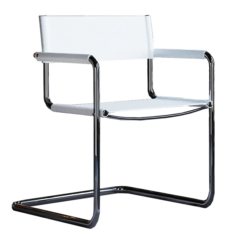Faux Leather Stainless Steel Office Chair M164080