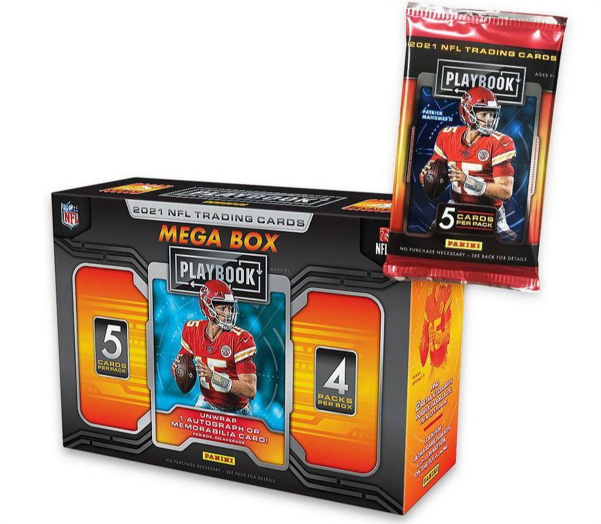 NFL Football Trading Card Mega Box F18057