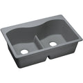 33-in Double-Bowl Drop-in Sink G605