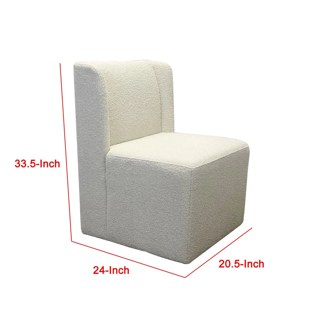 White Set of 2 Swivel Dining Chairs E1851