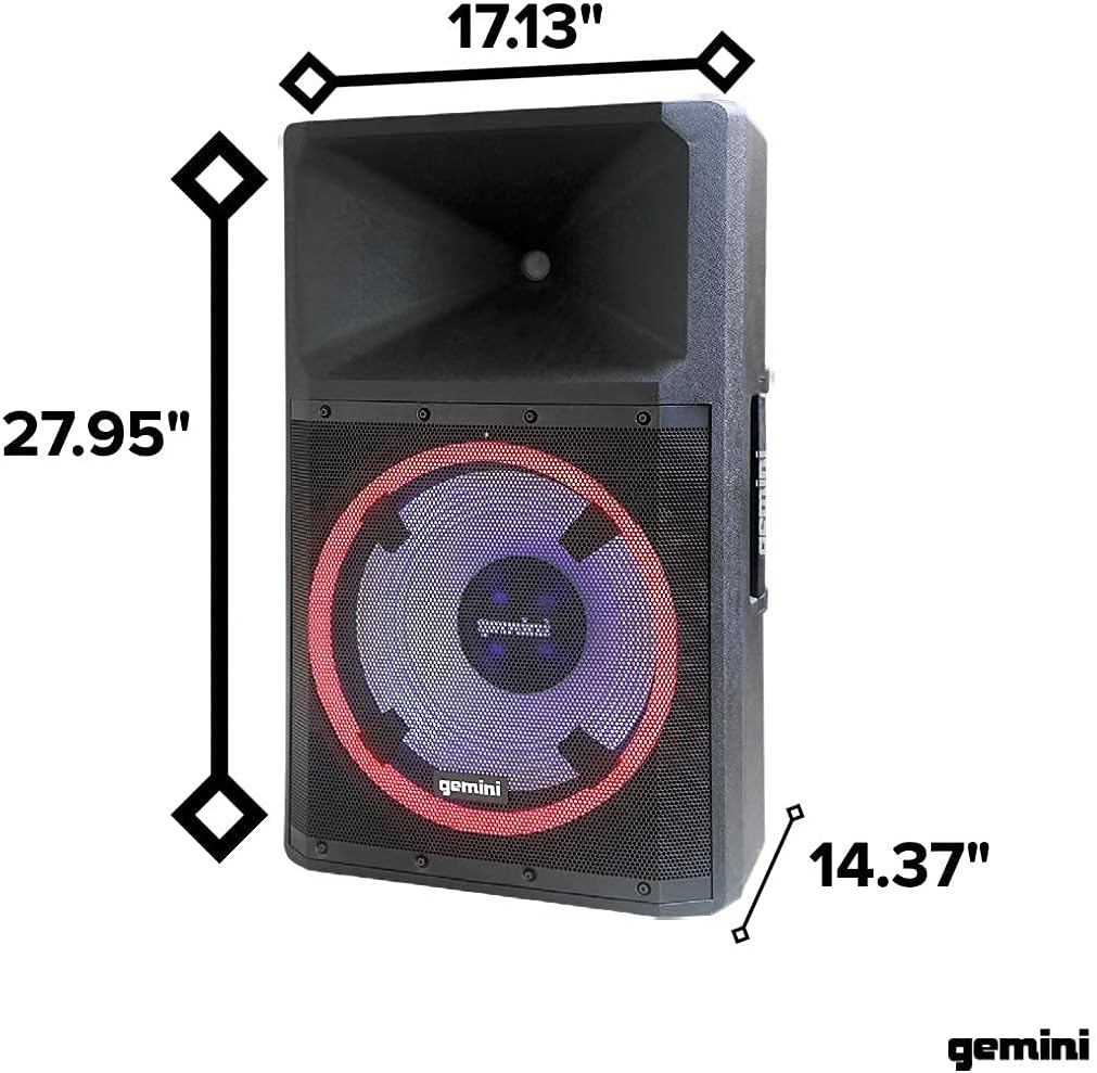 Indoor Outdoor Bluetooth Speaker with 15 Inch Woofer X91307