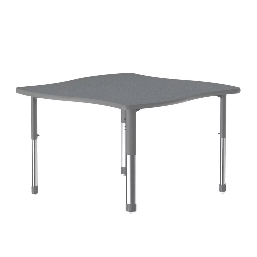 Commercial Laminate Top Collaborative Desk 42x42" Gray V722