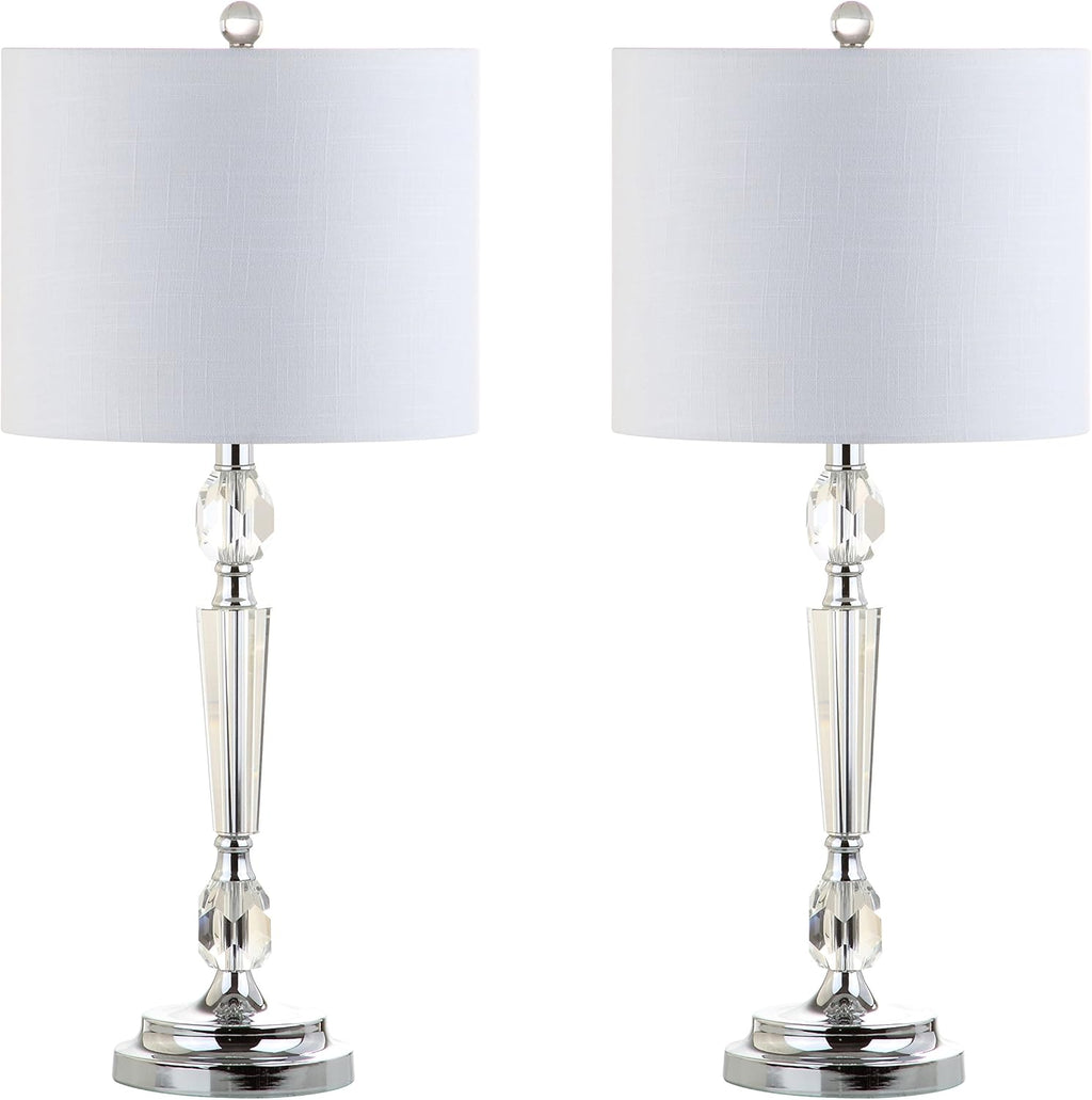 Clear Crystal LED Table Lamp Set of 2 T70037