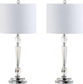 Clear Crystal LED Table Lamp Set of 2 T70037