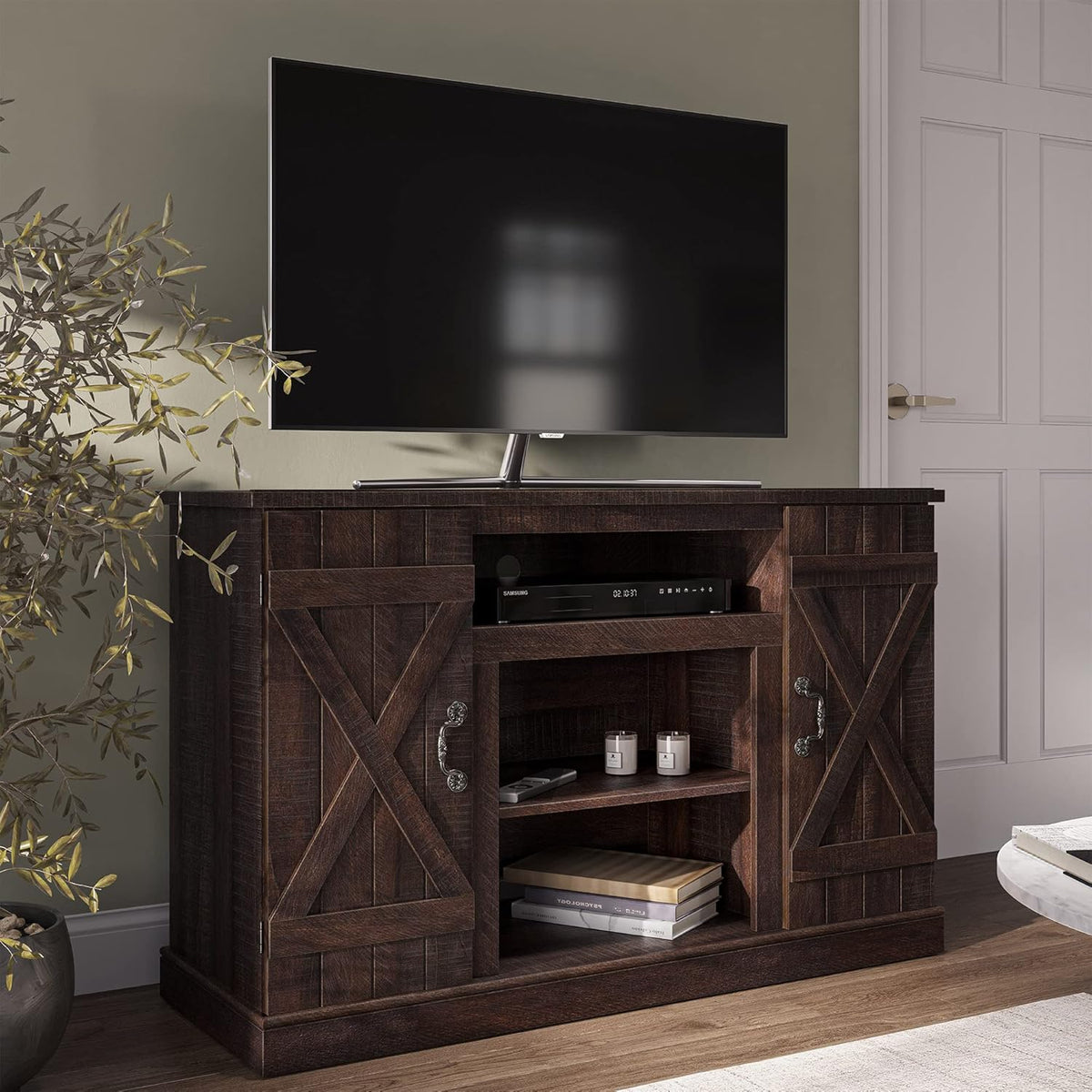 47 Inch Electric Fireplace TV Stand R428587