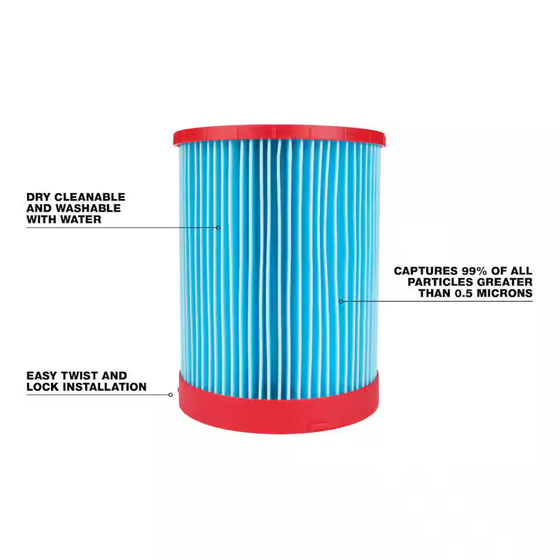 9 Gal. Cordless Wet/Dry Shop Vacuum Kit with Filter W25527