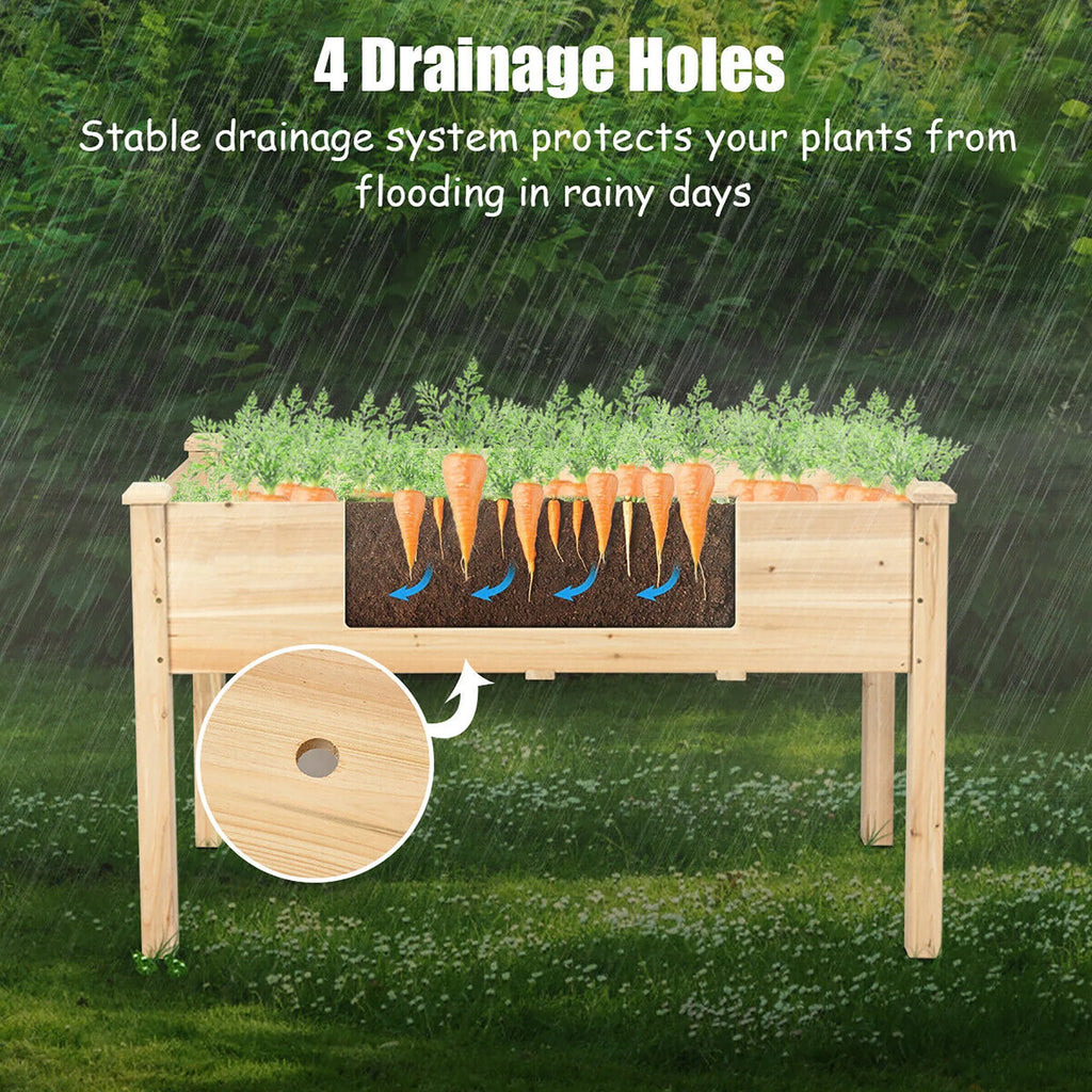 Wooden Raised Garden Bed T553