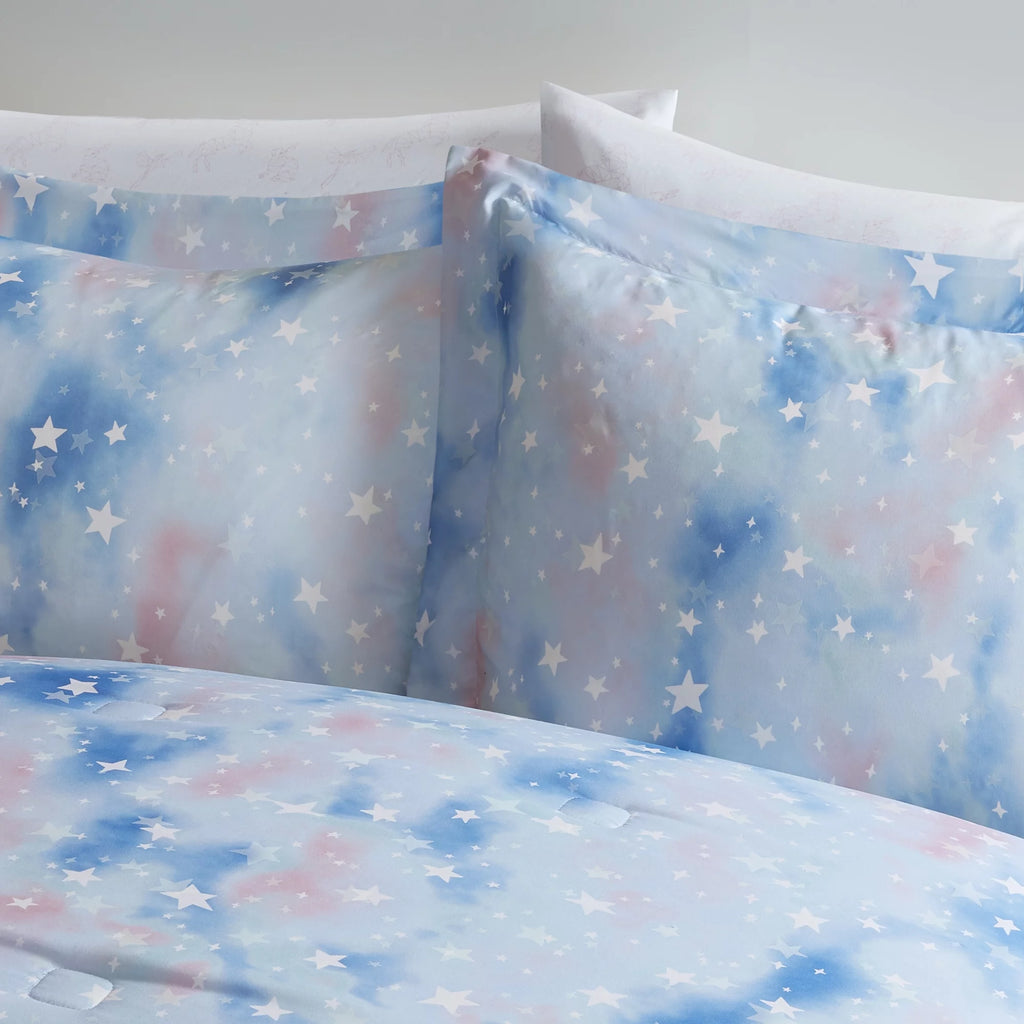 Queen Glow in the Dark Bed in a Bag Comforter Set Q9200