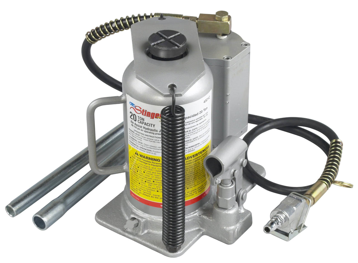 20 Ton Air Assist Hydraulic Bottle Jack A402