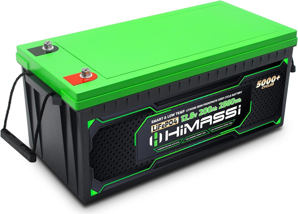 24V 200Ah LiFePO4 Deep Cycle Battery with 200A BMS Q59537