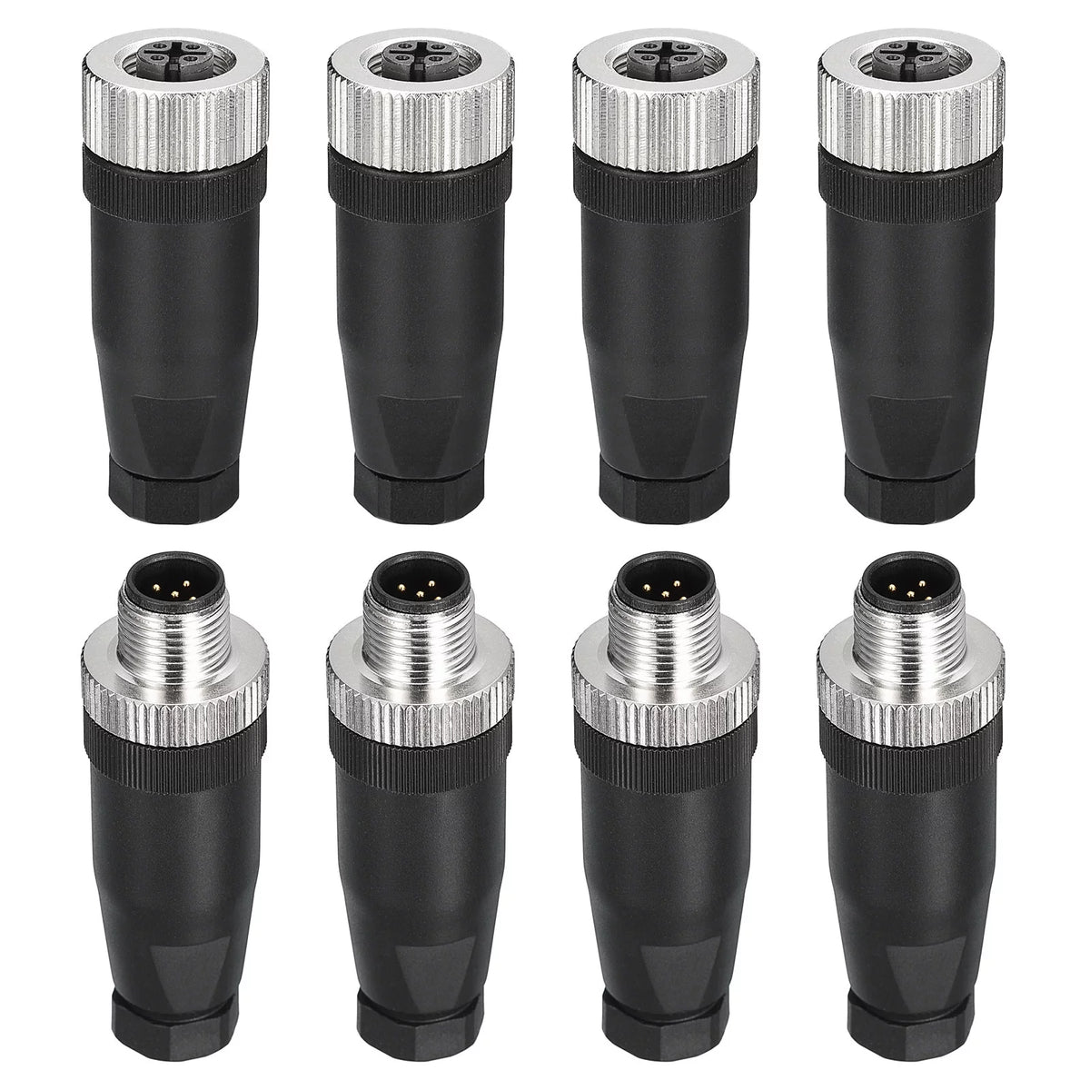 5 Pin M12 Waterproof IP67 Circular Connector 4 Set B89412
