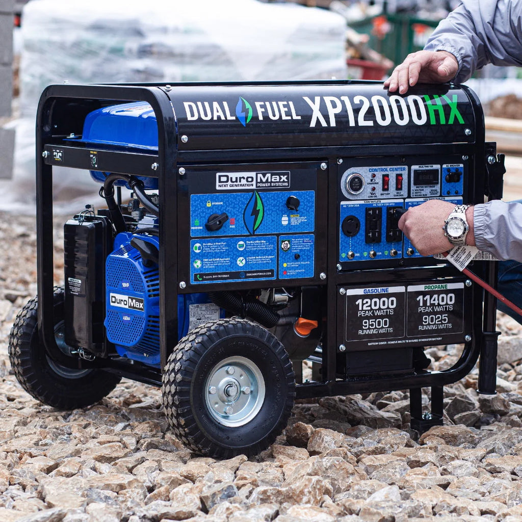 Portable Dual Fuel Generator with CO Alert 12,000 Watt S663919