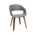 Gray Fabric Accent Chair 2 Pack M83673