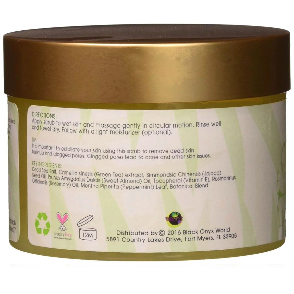 Green Tea Chai Face Scrub 8 Oz. 2 packs D38535