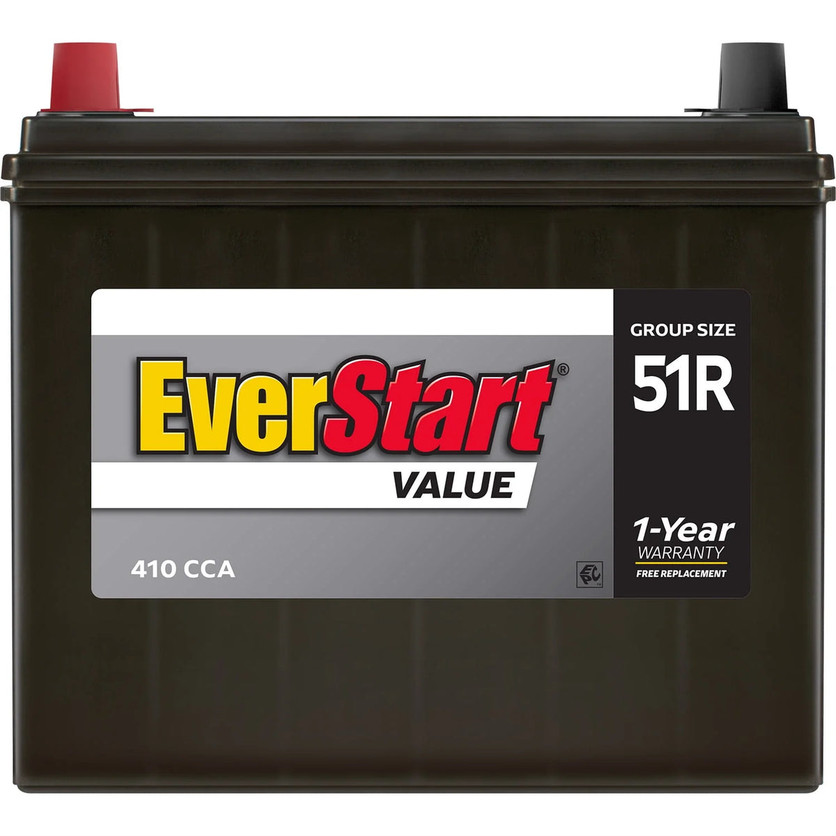Lead Acid Automotive Battery Group Size 51R 12 Volt 410 CCA U24229