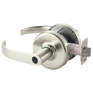 Cylindrical Lock Satin Nickel Plated Clear Coated P340145
