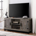 Electric Fireplace with Mantel and 7 Bookshelves V4120