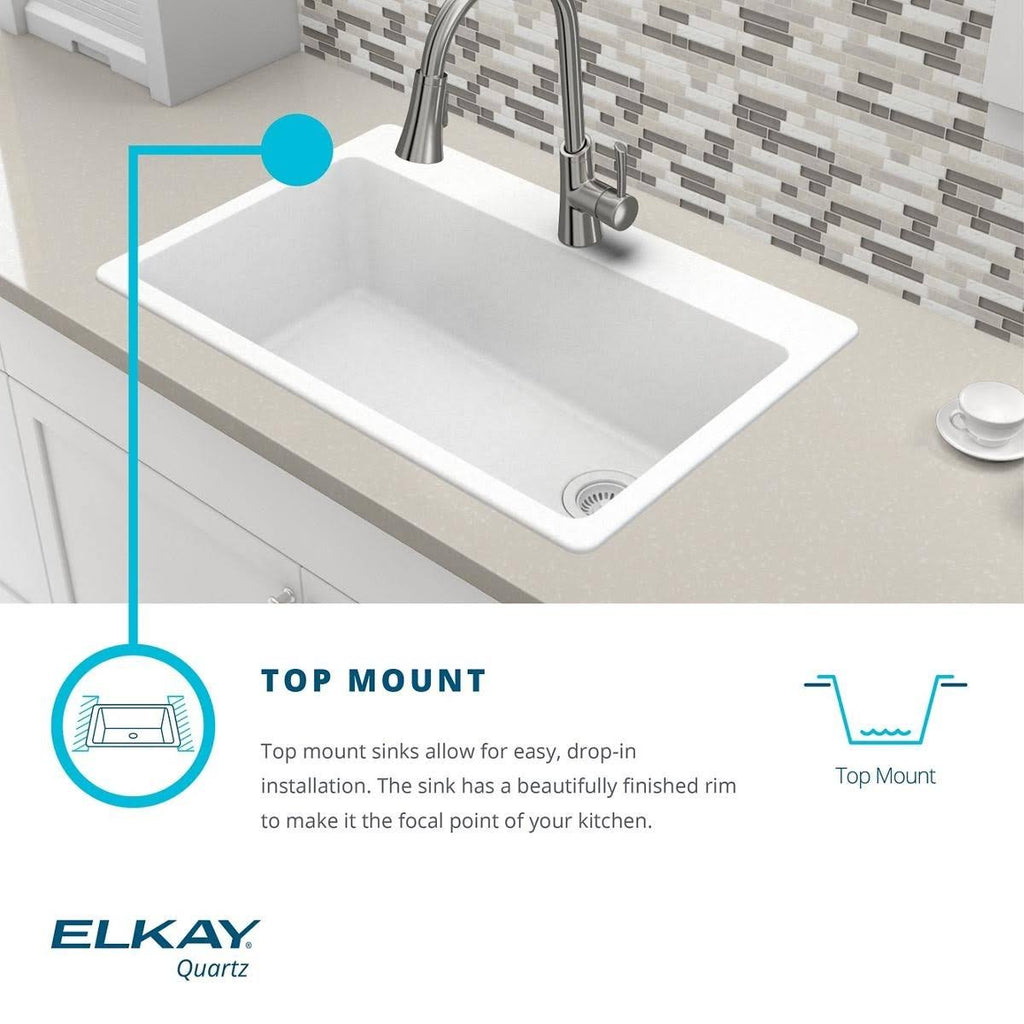 33-in Double-Bowl Drop-in Sink G605