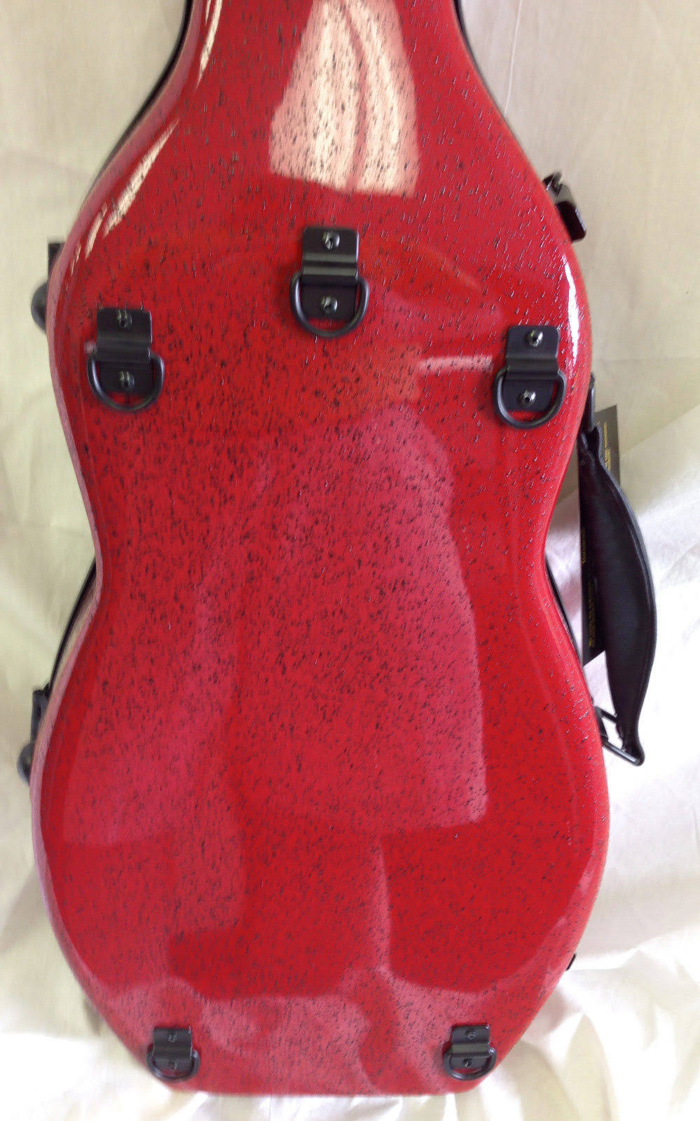 Red 4/4 Fiberglass Violin Case H741004