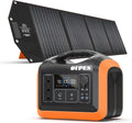 Portable Power Station 1100W with 2pcs Foldable Solar Panel 100W X178695