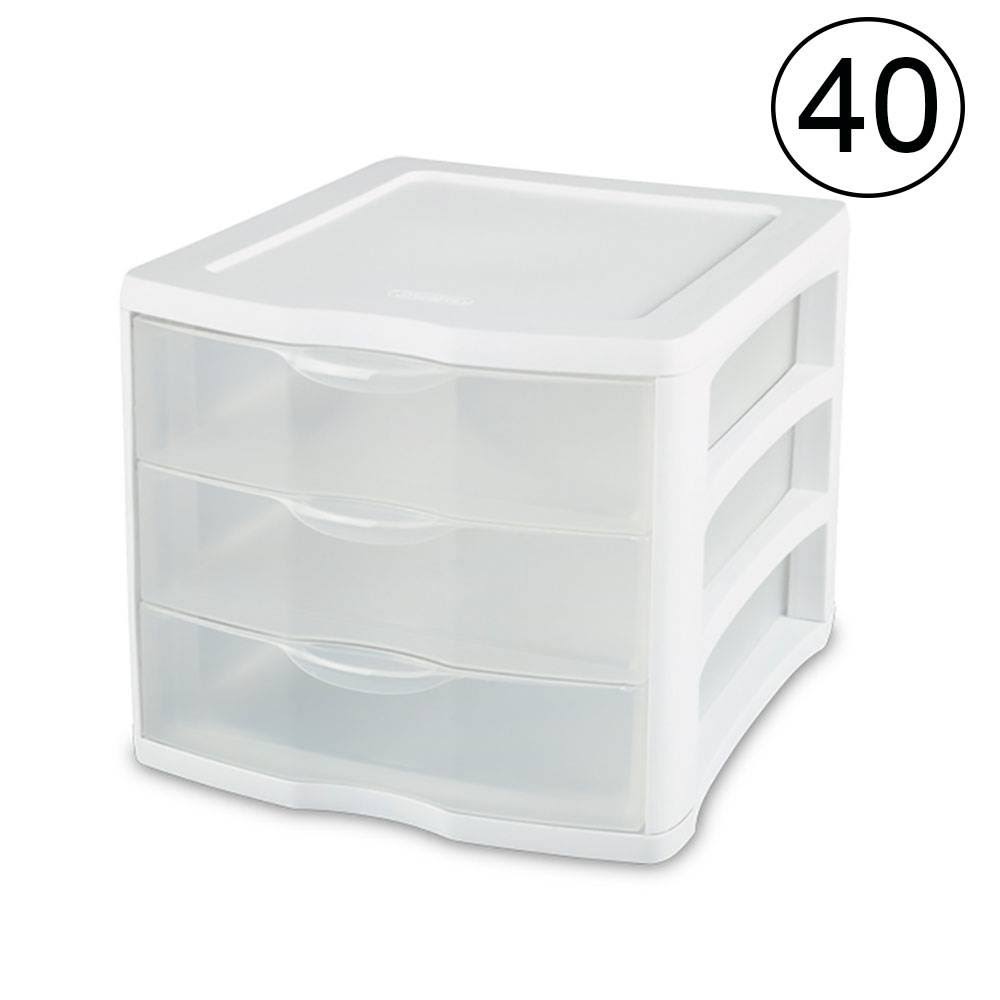 3 Storage Drawer Organizer Cabinet (40 Pack) N399000