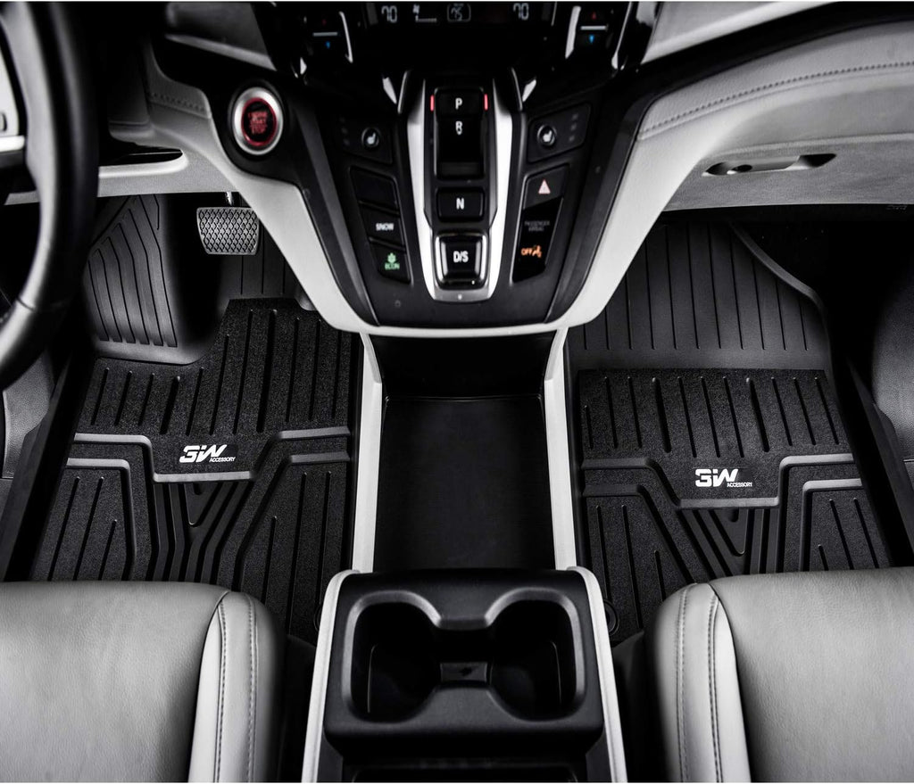 Black TPE All-Weather Car Floor Liners Full Set S831743