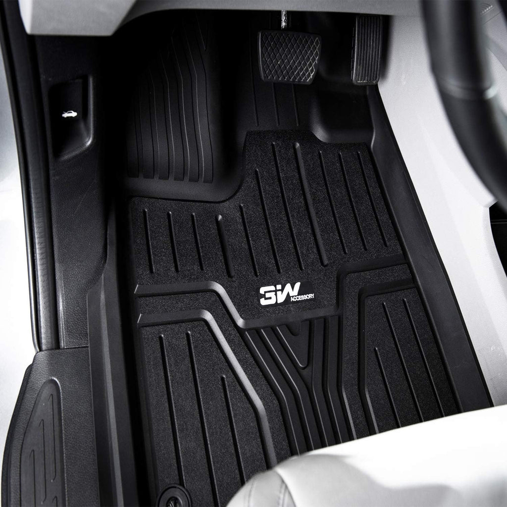 Black TPE All-Weather Car Floor Liners Full Set S831743