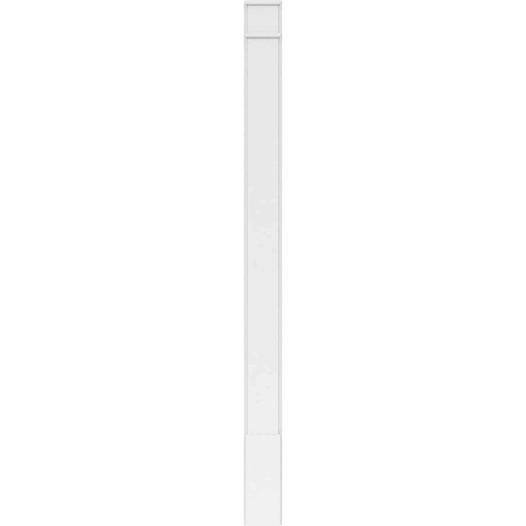 Plain PVC Pilaster with Standard Capital & Base (Pair) S5796