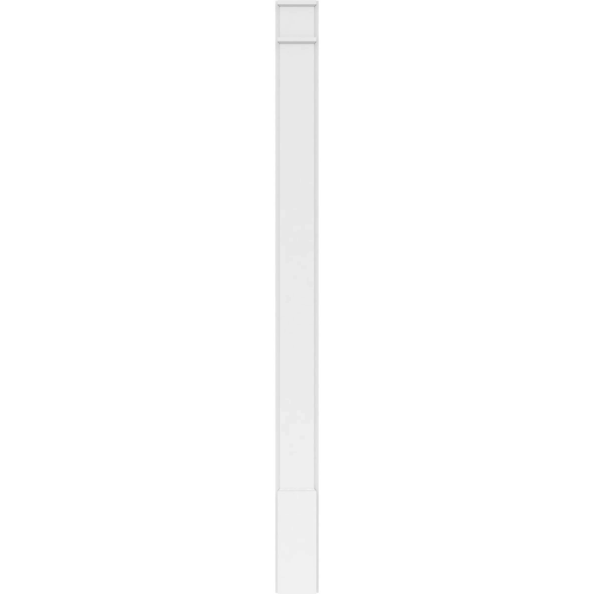 Plain PVC Pilaster with Standard Capital & Base (Pair) S5796