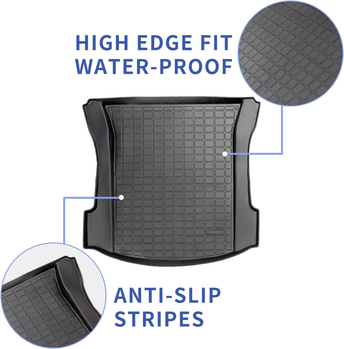 Trunk Mat Cargo Liner 3PCS TPE R443