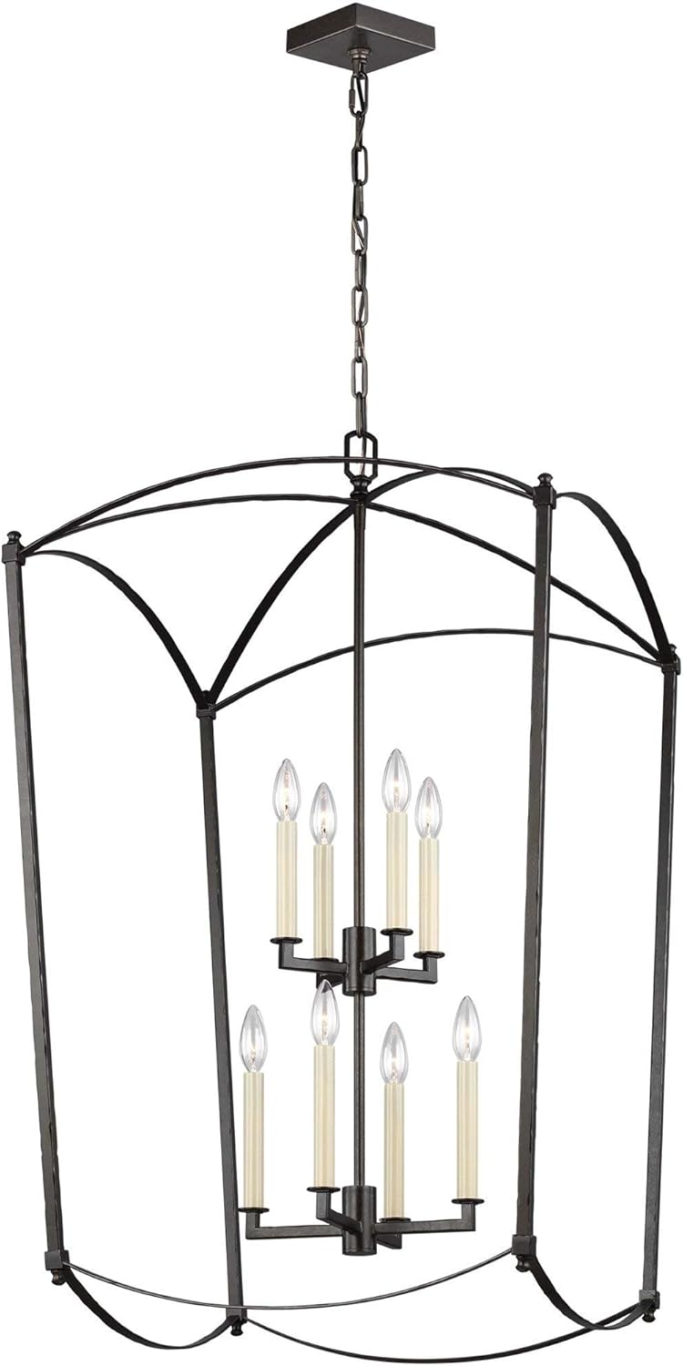 5-Light Antique Guild Linear Chandelier T790