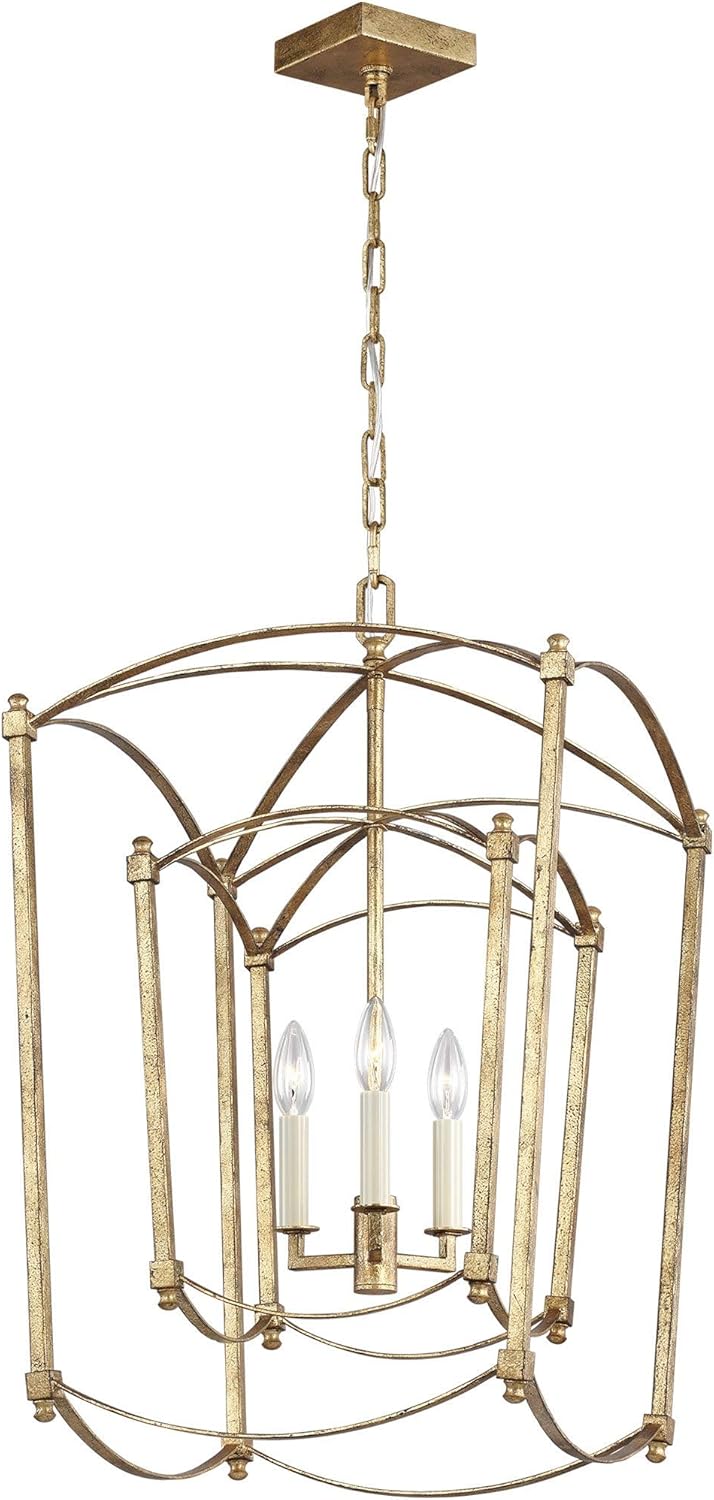 5-Light Antique Guild Linear Chandelier T790