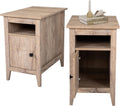 Set of 2 Wooden Nightstand with Storage Cabinet S476701