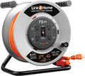 75 ft. Metal Cord Reel Extension Cord 4 Power Outlets 12 AWG SJTW Z9287