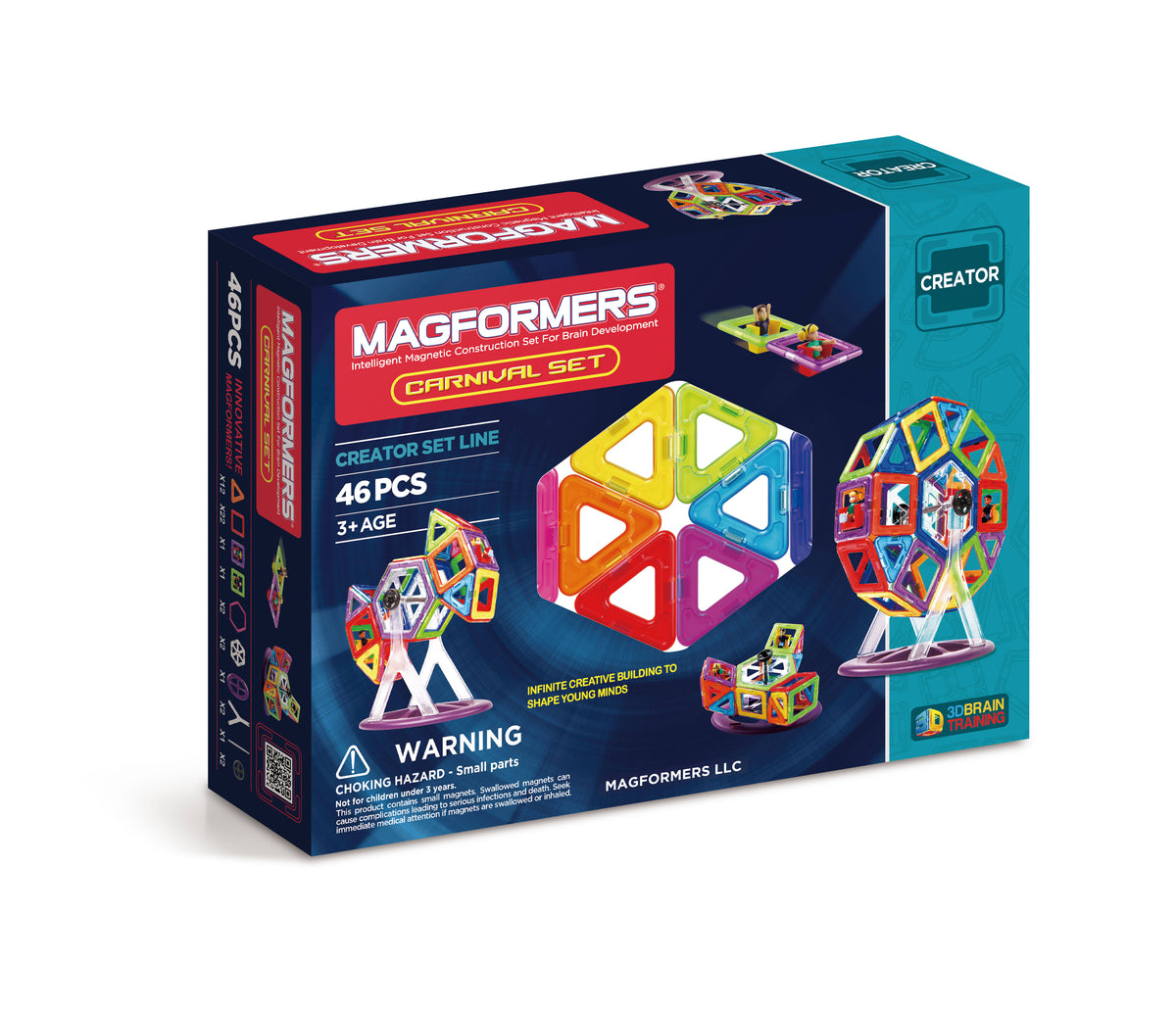 46-Piece Magnetic Building Set A46187