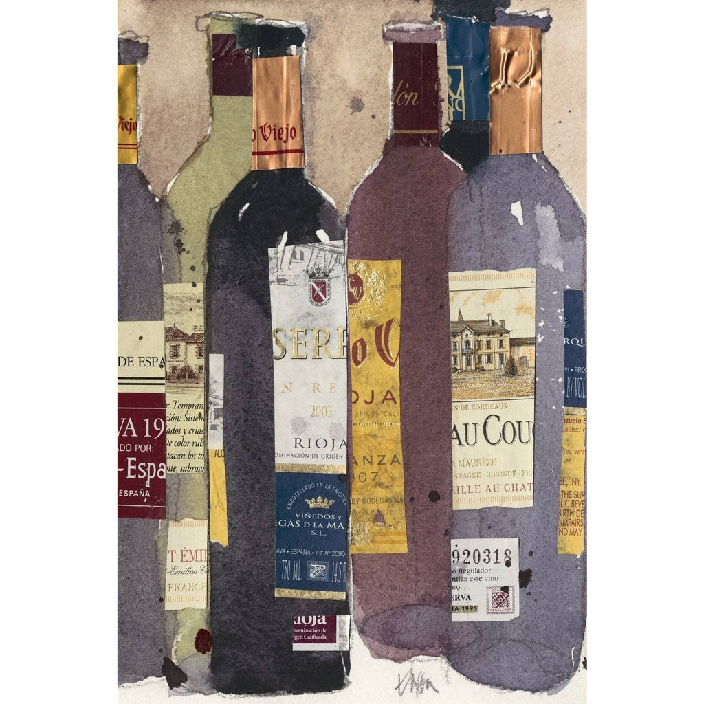 Purple 16 x 24 Canvas Painting Print D85885