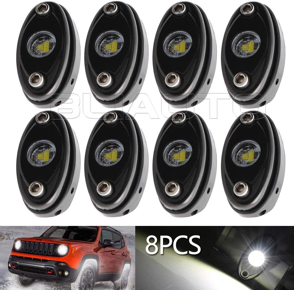 White LED Rock Lights 12 Pods L2069