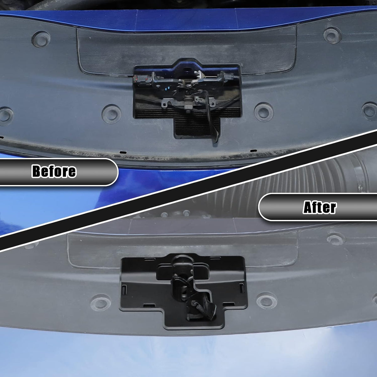 Engine Hood Lock Trim Dust-Proof Protection Gap Cover U656784