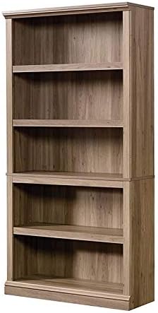 5 Shelf Bookcase with 3 Adjustable Shelves in Salt Oak H9840