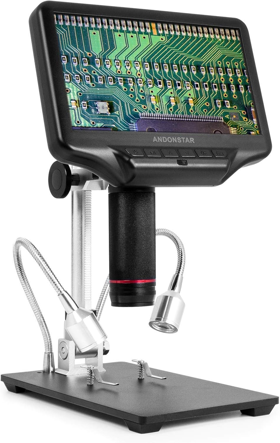 1080P 4MP Digital Microscope with 7-inch LCD and 270X Magnification N586545