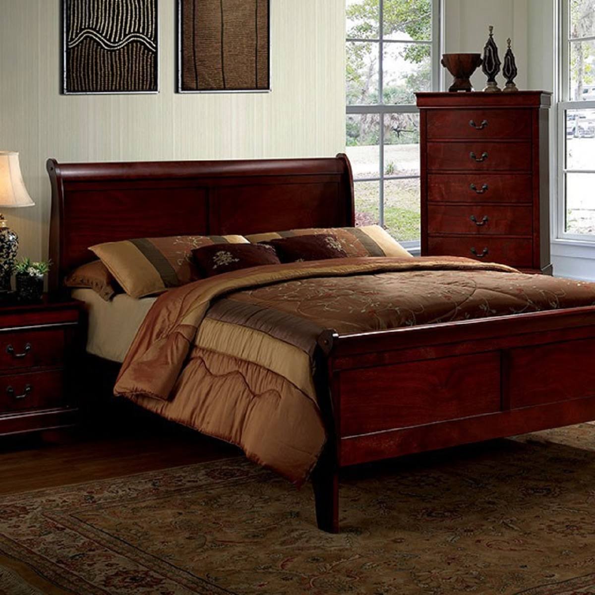 Cherry Full Bed M3174
