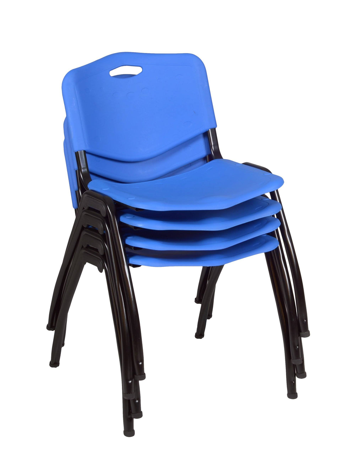 Round Breakroom Table & Stack Chairs C602574