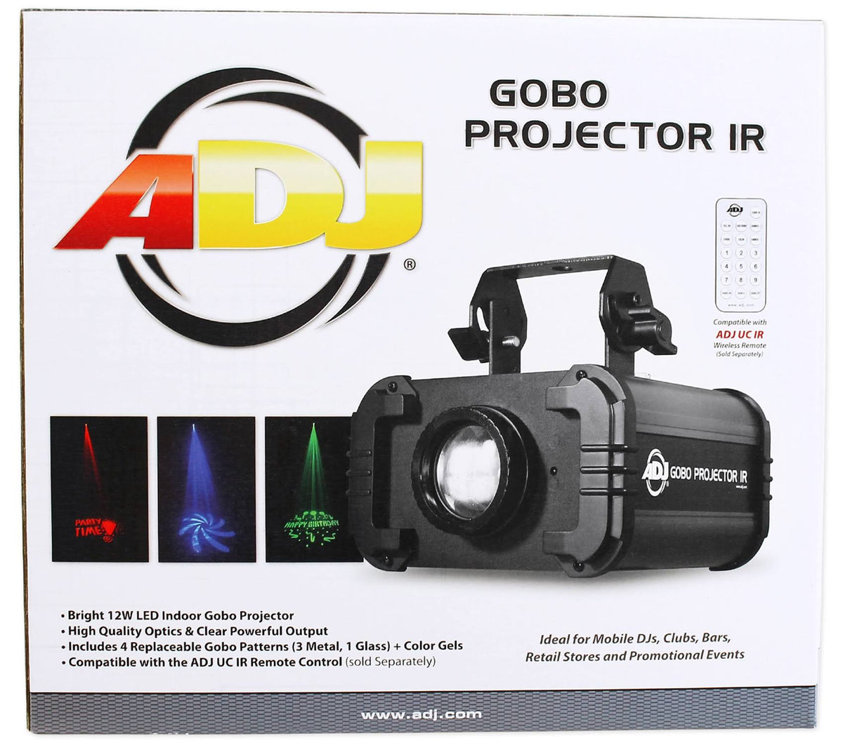 LED Gobo Projector Light with 4 Colors 4 Patterns U8781