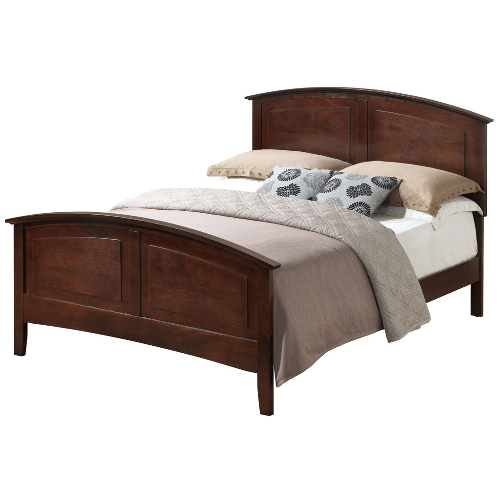 Full Panel Bed in Cappuccino M296