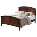 Full Panel Bed in Cappuccino M296
