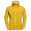 Yellow Waterproof Shell Men Casual Jacket A778060