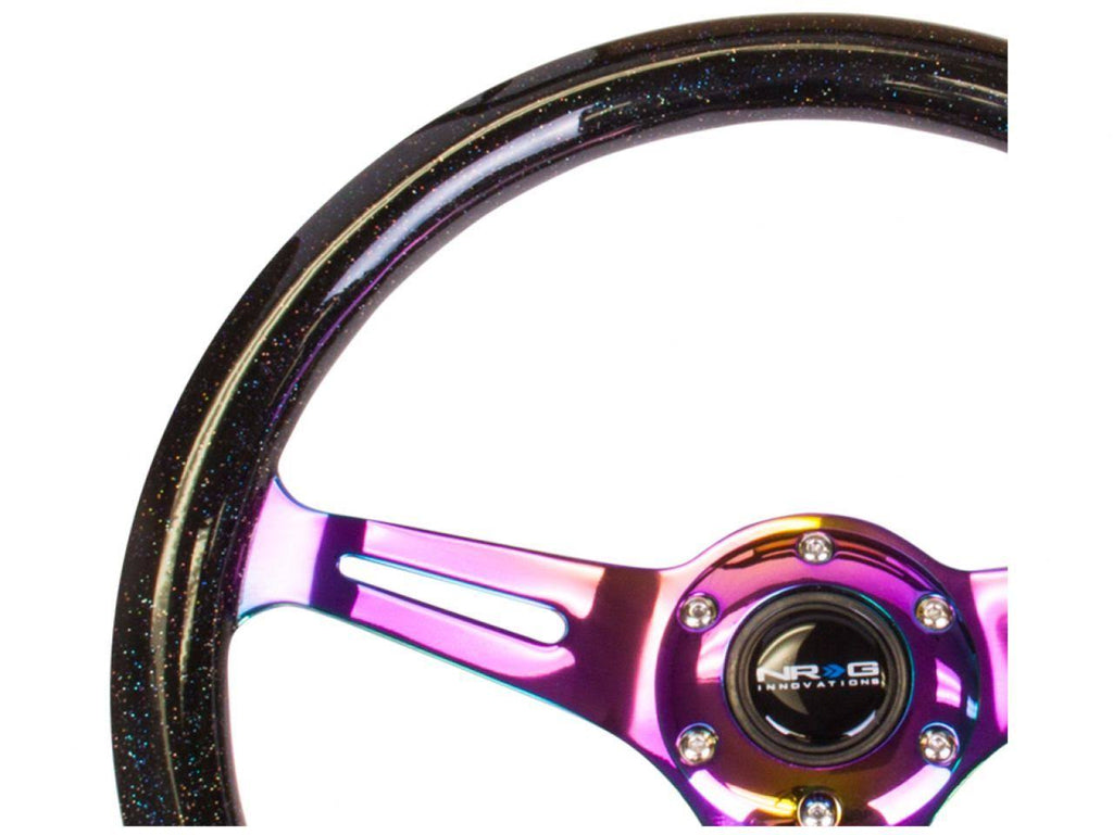 Wood Grain 3-Spoke Steering Wheel C4446