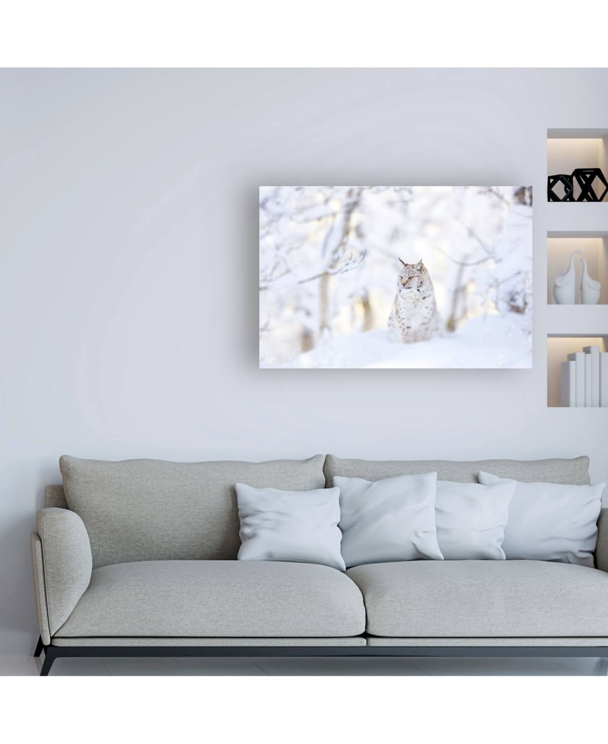 Snow Lynx Canvas R423140