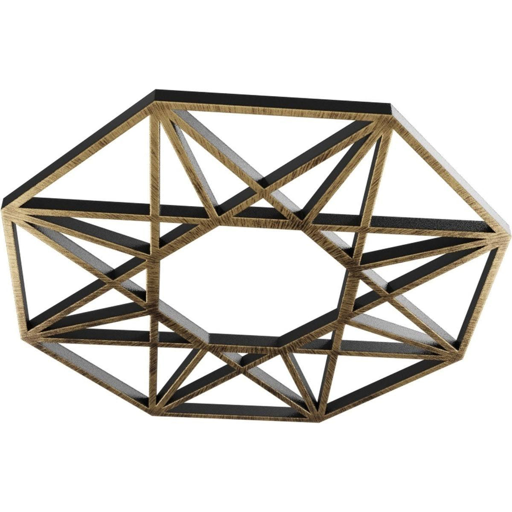 Antiqued PVC Ceiling Medallion S949